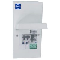 Show details for  63A Garage Consumer Unit, 268mm x 132mm x 103mm, 230V, IP2XC