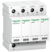 Show details for  Acti9 iPRD Surge Arrester with Pluggable Cartridge, 3 Pole + Neutral, Type 2