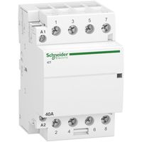Show details for  Acti9 iCT Contactor, 40A, 4 Pole, 4NO, 230V, DIN Rail