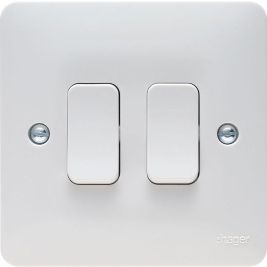 Sollysta 10a 2 Gang 2 Way Switch