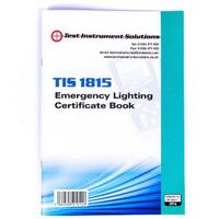 Show details for  Emergency Lighting Certificate Book