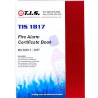 Show details for  Fire Alarm Certificate Book, Compliant to BS5839-1: 2017