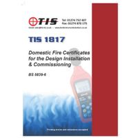 Show details for  Domestic Fire Alarm Certificate Book, Compliant to BS5839-6