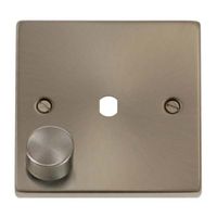 Show details for 1 Gang Unfurnished Dimmer Plate & Knob (650W Max) - 1 Aperture