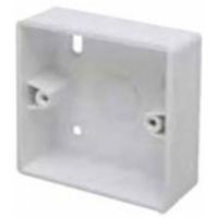 Show details for  Round Edge Surface Box, 1 Gang, 32mm, White
