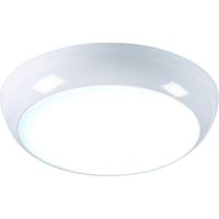 Show details for  14W LED Emergency Bulkhead Fitting with Sensor, 6000K, 1070lm, IP44, White