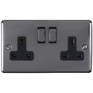 Picture for category  Black Nickel Plug Sockets