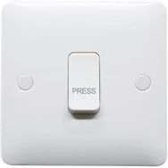 Picture for category  White Moulded Bell Push & Retractive Switches