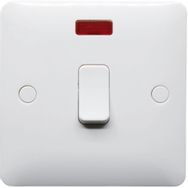 Picture for category  White Moulded Double Pole Switches