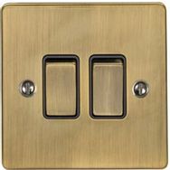 Picture for category  Antique Brass Light Switches